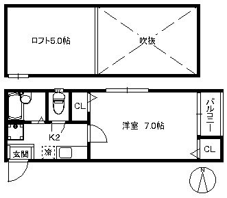 ポラリス室見 (コピー) 間取り