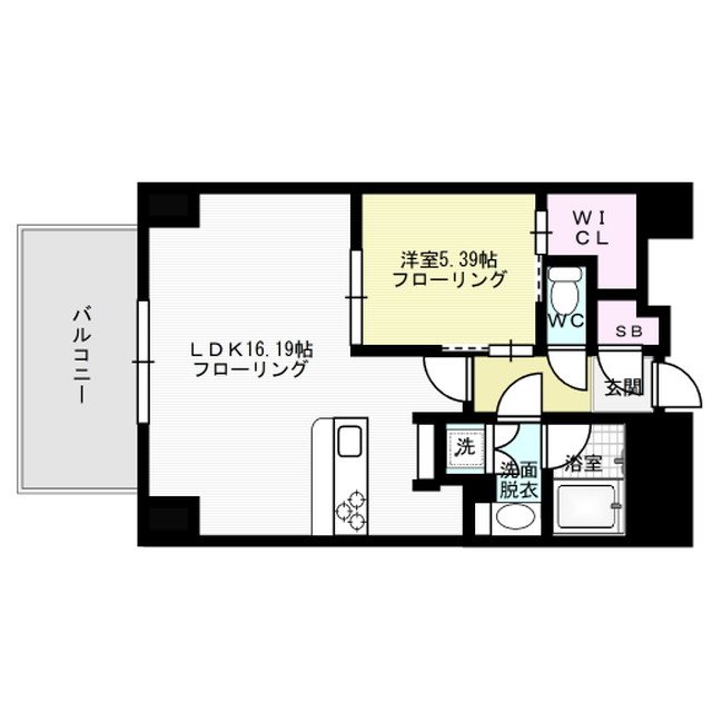 Ropponmatsu View Apartment 間取り