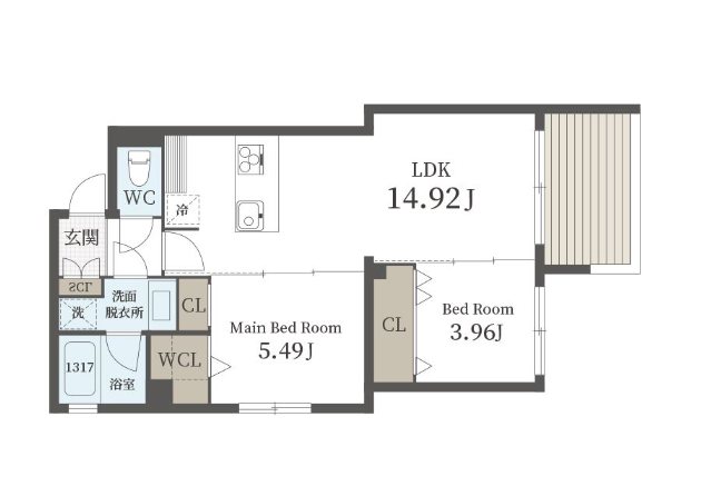 大濠ラテ  間取り