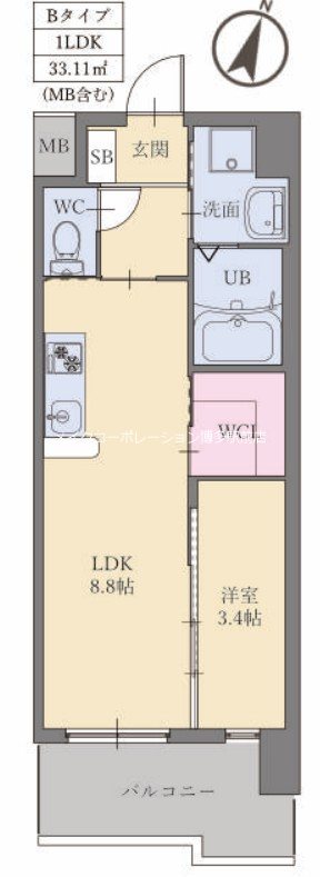 LIFEFIELD国際空港前 間取り