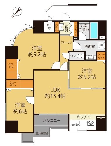 クレアフォーシーズンズ 間取り