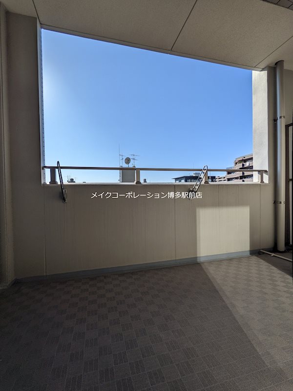 ※入居中の為別部屋写真使用現状優先 エンクレストGRAN博多駅前 ベランダ