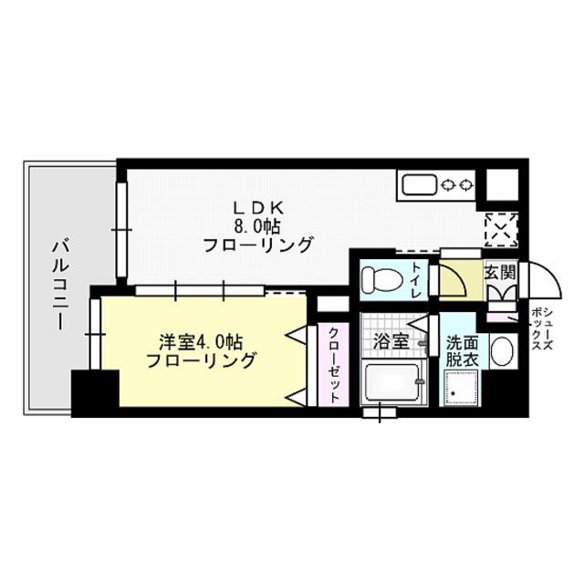 ドゥーエ平尾  間取り
