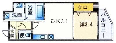 サンライズ今川  間取り