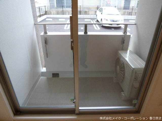 写真は同型タイプ シャルマン愛知 ベランダ