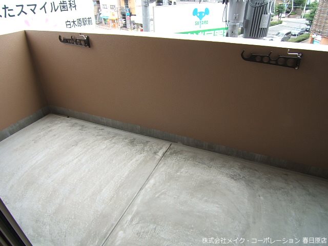 写真は同型タイプ クレアーレ大野城 ベランダ