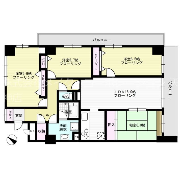 ベルメゾン赤坂フォレスト 間取り