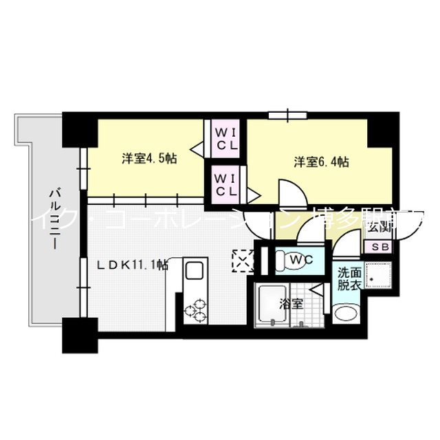 エルグランド吉塚 間取り