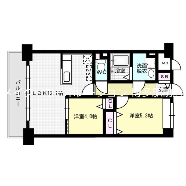 エルグランド博多 間取り