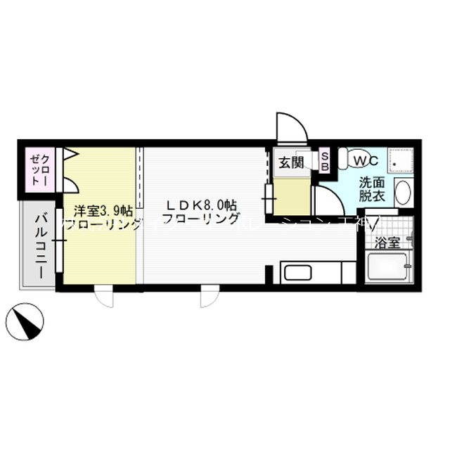 シュルーク薬院白金 間取り
