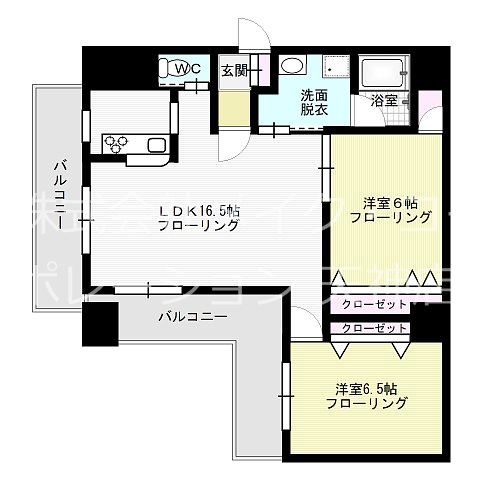 エコルクス赤坂  間取り