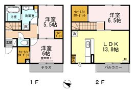 ユニヴェール小笹 間取り図