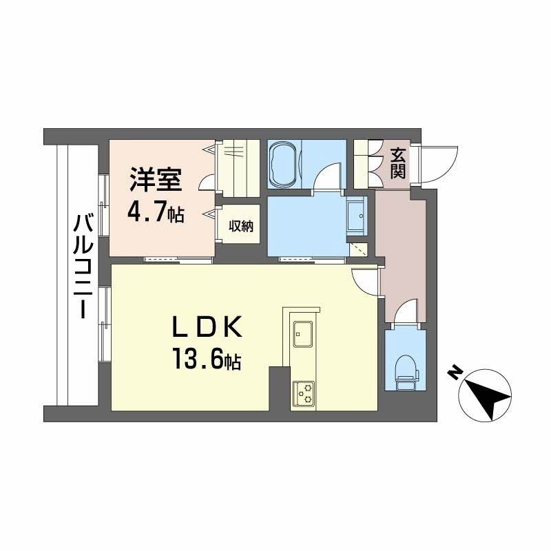 メゾン パルク 清水 303号室 間取り