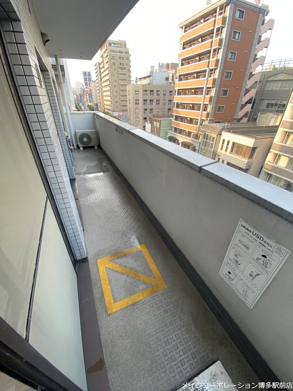 プラチナ福岡ビル ベランダ