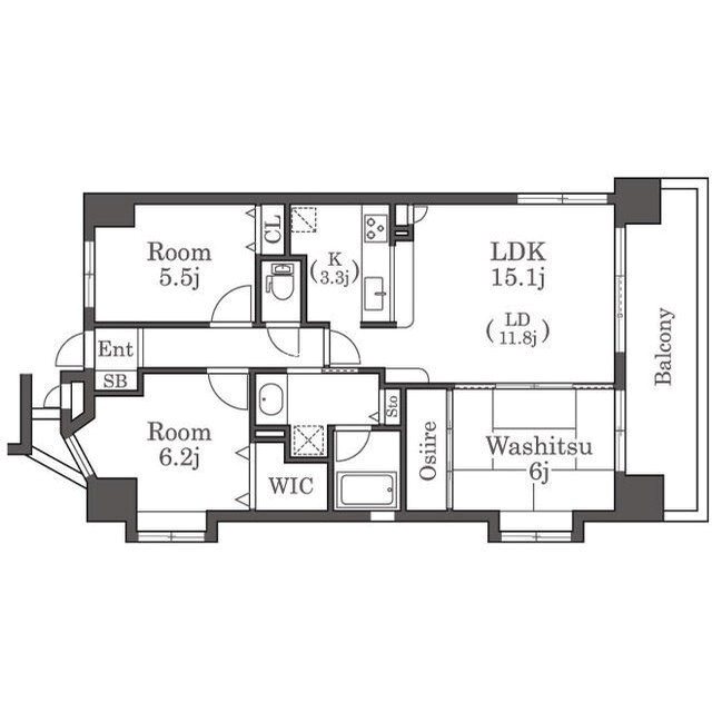 アーバンパレスアクス大濠 間取り