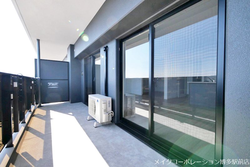 Lasante大橋リバーサイドテラス ベランダ