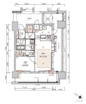 アクタス薬院グランプレイス 間取り