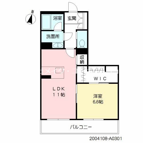 シャーメゾン今宿 間取り