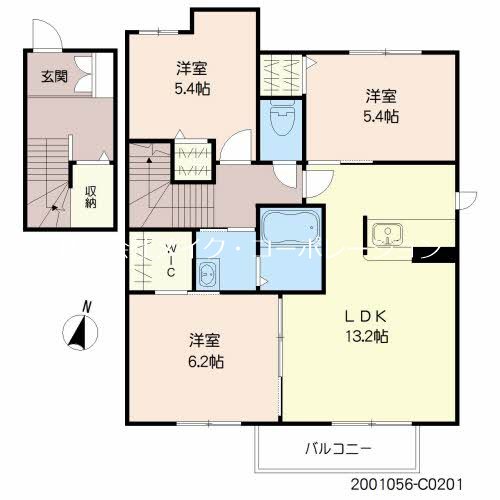 オーク学研都市駅南 間取り