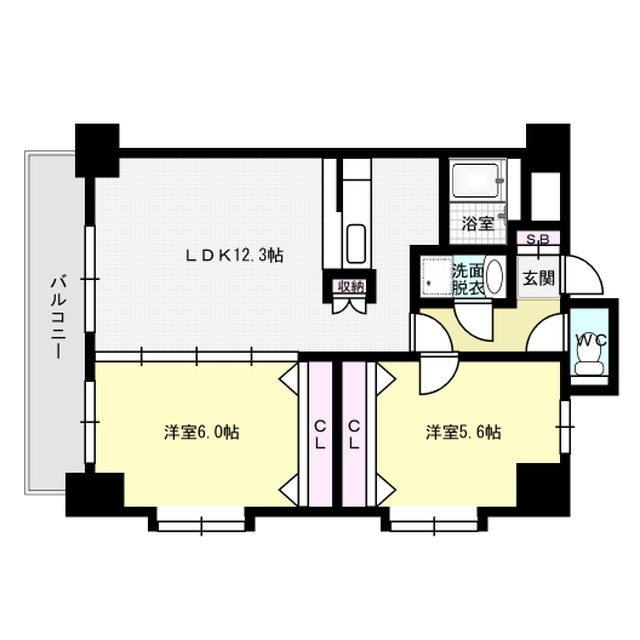 クリエート住吉 間取り