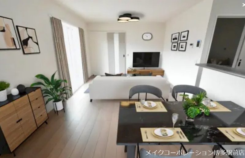 永隈貸家 リビング