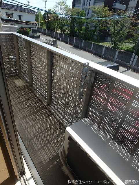 写真は同型タイプ D-room博多南B棟 ベランダ