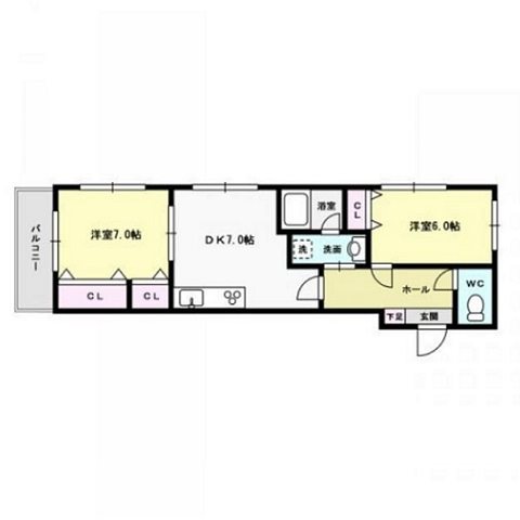 オリーヴァ百道 間取り