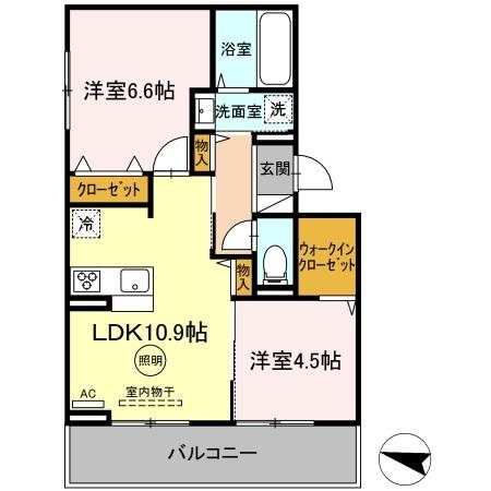 アルボス鳥飼  間取り