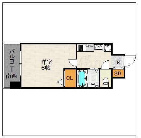 エステムプラザ博多駅南 間取り