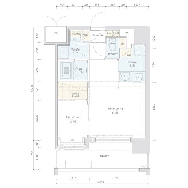 ネストピア唐人町駅前 間取り