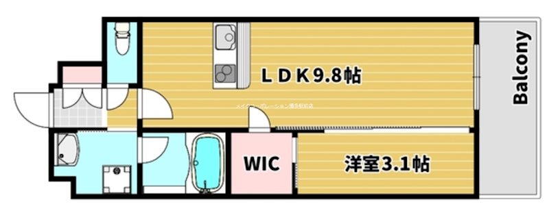 KABAYA Garden HAKATA 間取り