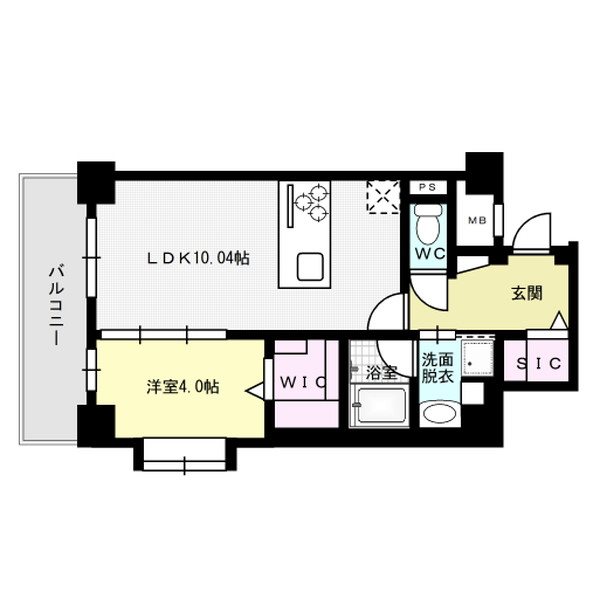 ギャラクシー博多駅北 間取り