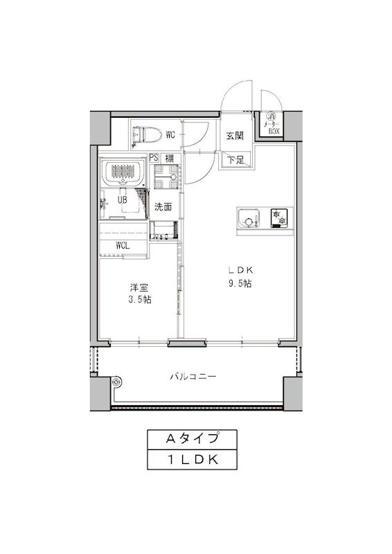 zip kenchomae 間取り