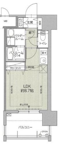 グランフォーレ博多ウォーターフロント  間取り