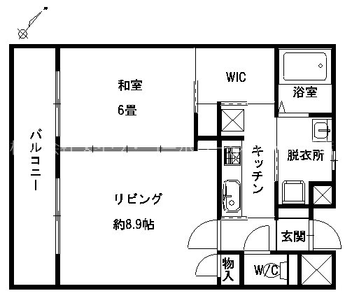 リンデン東薬院  間取り