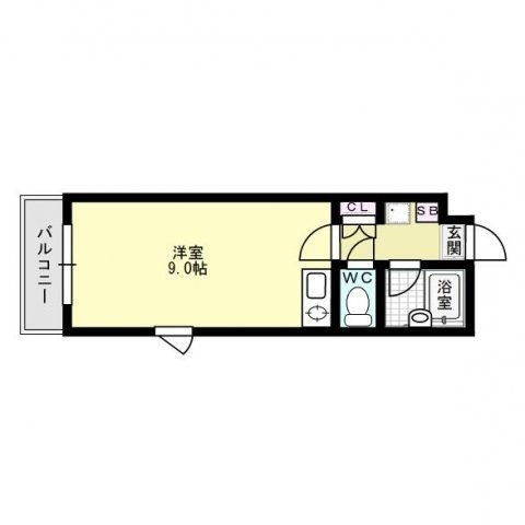 スリム藤崎Ⅱ 間取り