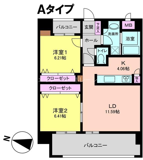 パークプレイス大手門 間取り