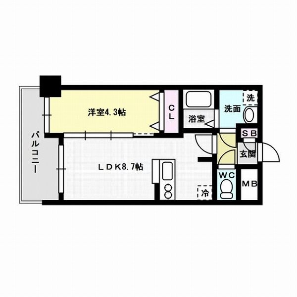 F・PARC西新 間取り