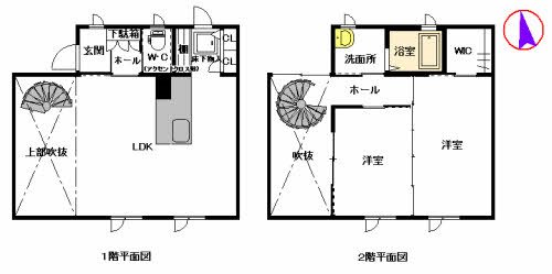 カーサ・デ・武士 1号室 間取り