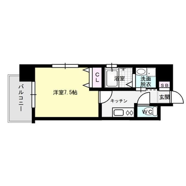エンクレスト吉塚駅前 間取り