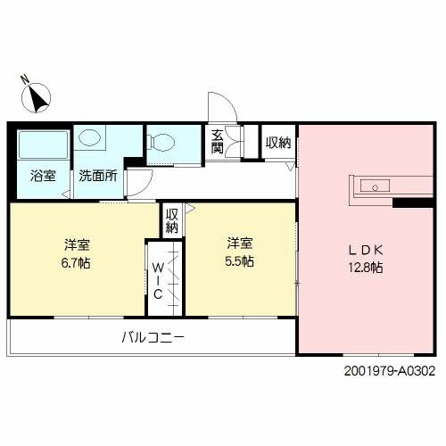 bonne qualite 302号室 間取り