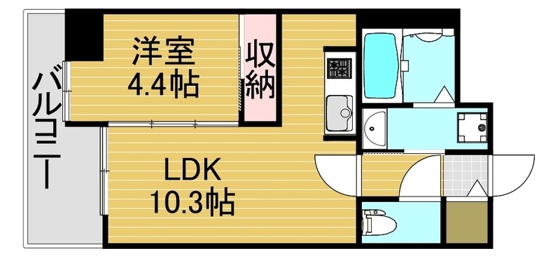 アーバンコート赤坂  間取り