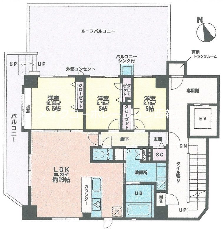 アーバンコート赤坂  間取り