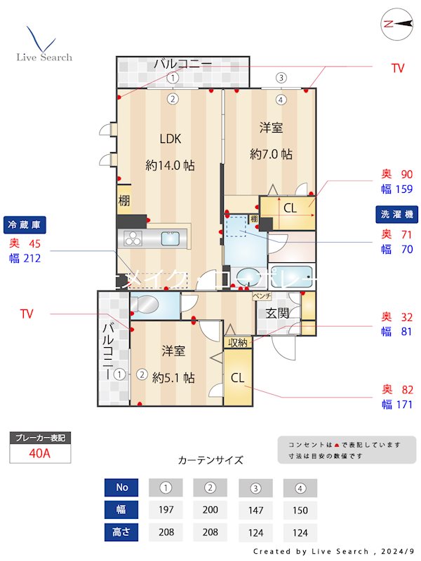 シャーメゾンステージ松山 間取り
