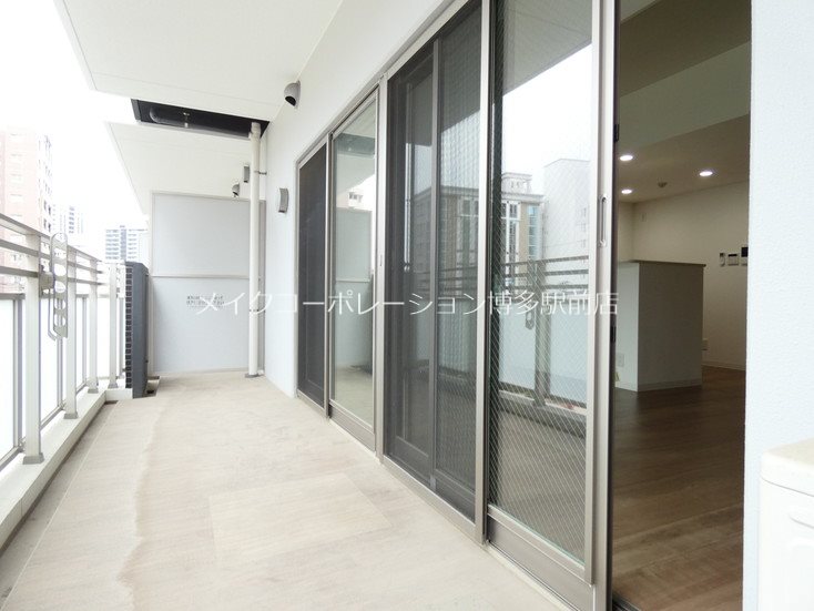 プレジール薬院テラス ベランダ