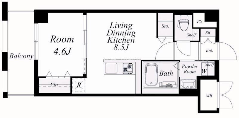 ベルコルティーレ 間取り図