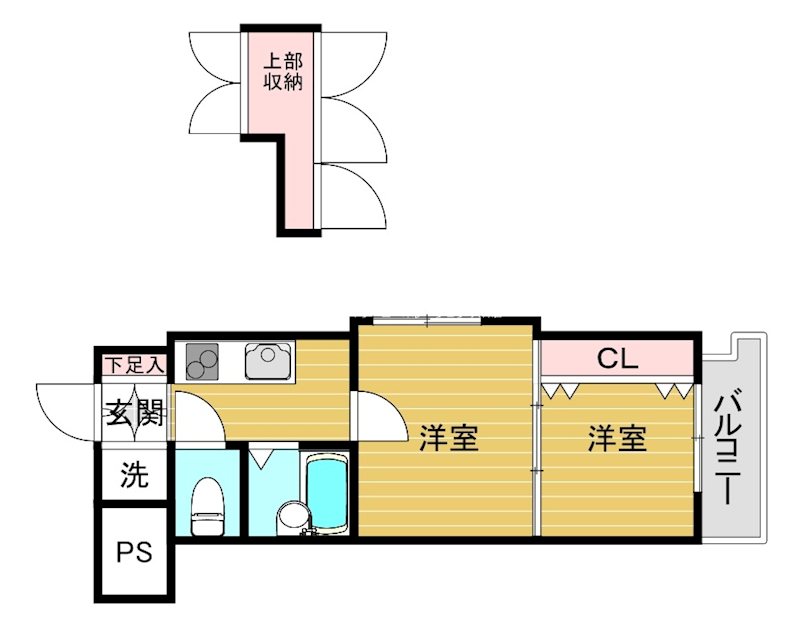 アリビオ天神南 間取り