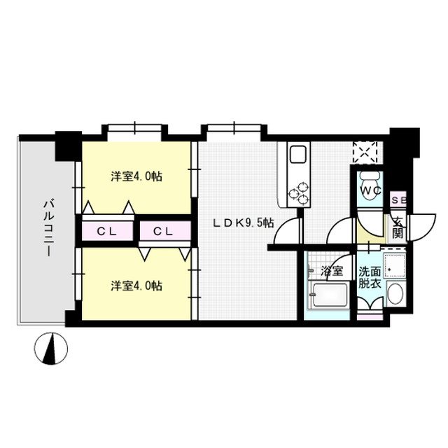 間取り クリスタル&リゾートスカイプレミア 間取り図