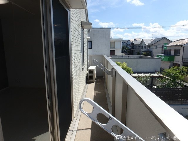 Dハウス西高宮 ベランダ