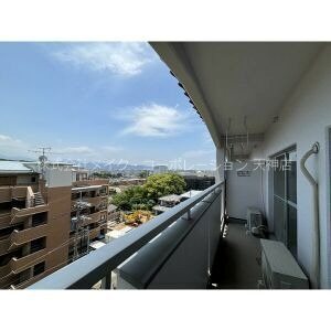 中作大観ハイツ ベランダ